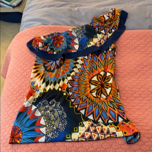 Joy joy one shoulder top - Picture 1 of 2